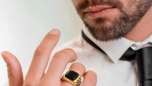 Men's gold rings: types and choices