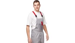 Men's overalls: types and selection