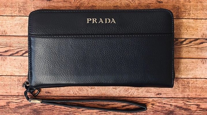 Ανδρικά πορτοφόλια Prada: χαρακτηριστικά και περιγραφές μοντέλων