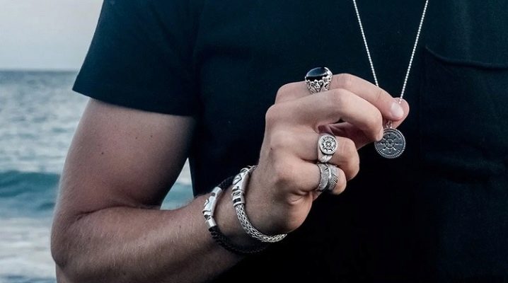 Men's silver rings: types, rules for choosing and wearing