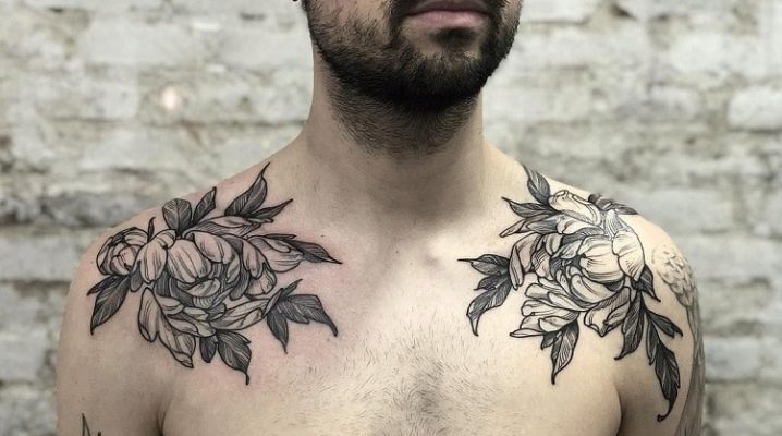 All about men's collarbone tattoos