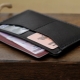 Men's wallets for documents and money