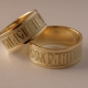 Gold men's rings Save and save