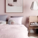 Interior design of a pink bedroom