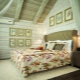 Interior design of a bedroom in the country