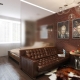 Design of a bedroom-living room with an area of ​​17 sq. m