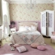 Provence style wallpaper for the bedroom