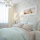 Bedroom decoration in light colors