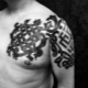 Περιγραφή του τατουάζ με τη μορφή κελτικών σχεδίων για άνδρες